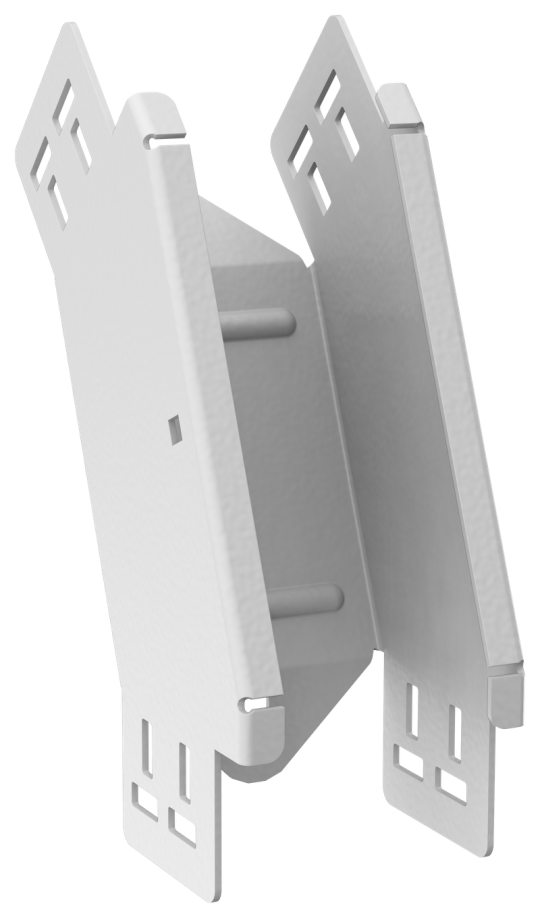 ESCA 7 Поворот верт. внеш. 45град 80х80-2,0 RAL 9016 IEK