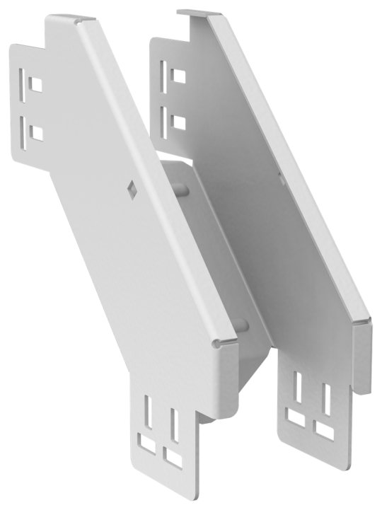 ESCA 7 Поворот верт. внеш. 90град 80х80-2,0 RAL 9016 IEK