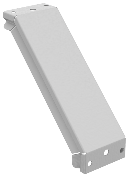 ESCA 7 Кр. пов. верт. внеш. 90град 50х50-1,5 RAL 9016 IEK
