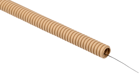 ELASTA Труба гофр. ПВХ d=16мм с зондом сосна (100м) IEK