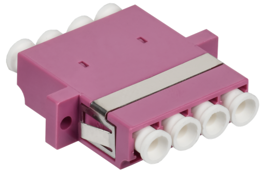 ITK Адаптер оптический проходной LC-Quad OM4 UPC