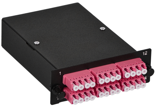 ITK Кассета для кросса ST OM4 MTPf 6хLC-quad (24 ОВ)
