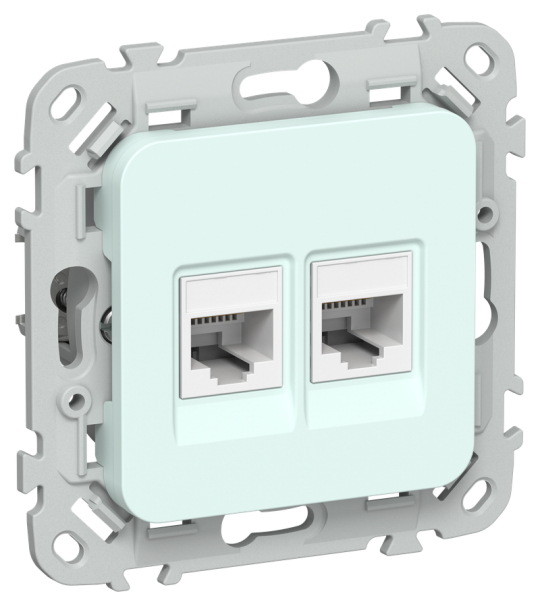 FLITE Роз. 2-я комп. RJ45 кат.5Е UTP РК5е-2-0-ФлХЛ х/л IEK