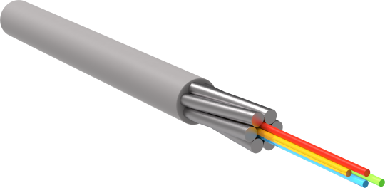 ITK Кабель оптический ОКМБ-03нг(А)-FRLSLTx-4М5(OM3)-4,0 1200