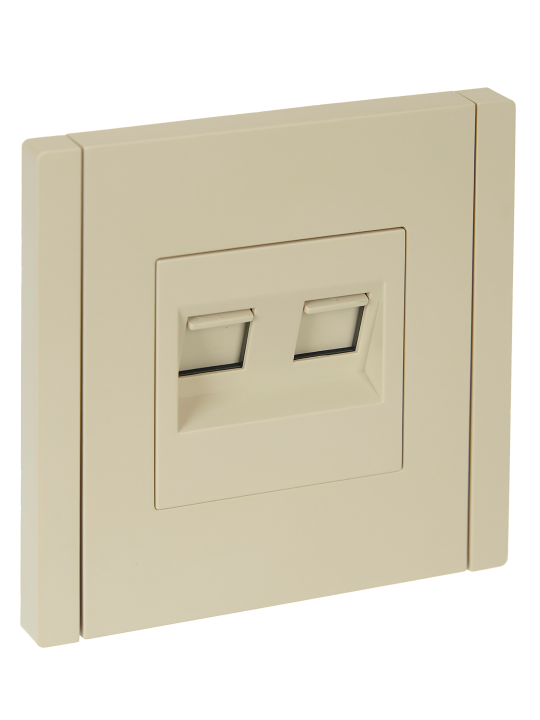 FORTE&PIANO Роз. двойная RJ11+RJ45 кат.5E FP435 ван. IEK