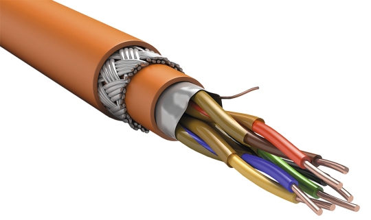 ITK Кабель RS-485 1х2х0,80 Кнг(А)-FRLS оранжевый (200м)