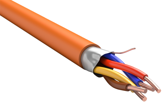 ITK Кабель КПСЭнг(А)-FRHF 2х2х1,5 оранжевый (200м)