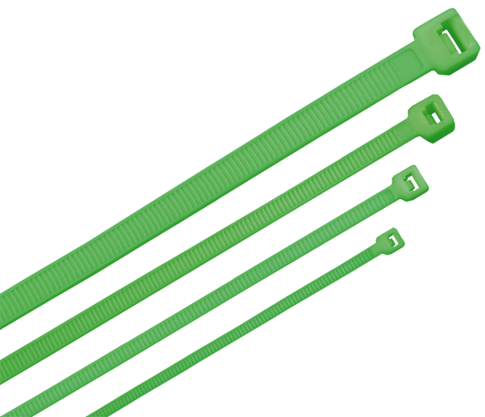 ITK Хомут кабельный ХКн 3,6х200мм нейлон зеленый (100шт)