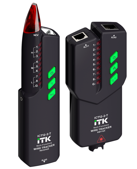 ITK Тестер для LAN-кабеля многофункц. (RJ45 RJ11 VFL)