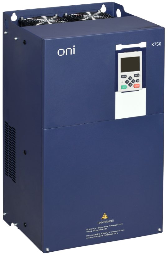 ПЧ K750 380В 3Ф 160-185кВт 304-340А ДПТ ONI