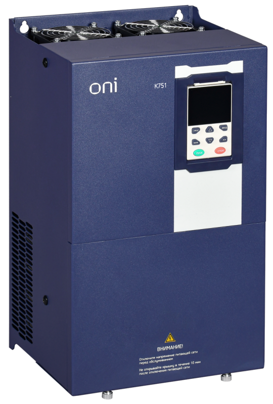 ПЧ K751 380В 3Ф 30-37кВт 60-75А ДПТ ONI