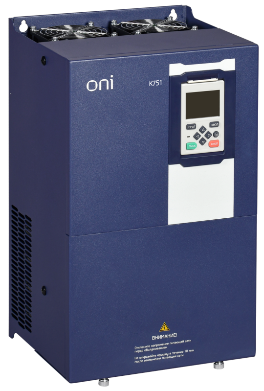 ПЧ K751 380В 3Ф 37-45кВт 75-91А встр. торм. ДПТ ONI