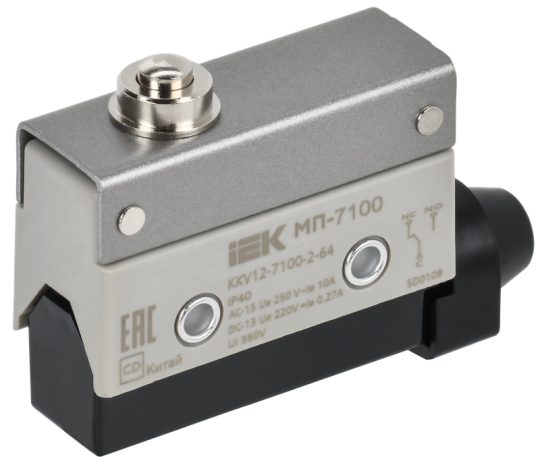Микр. конц. МП-7100 толкатель IP40 IEK