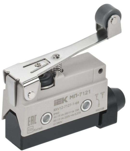 Микр. конц. МП-7121 рычаг с рол. IP40 IEK