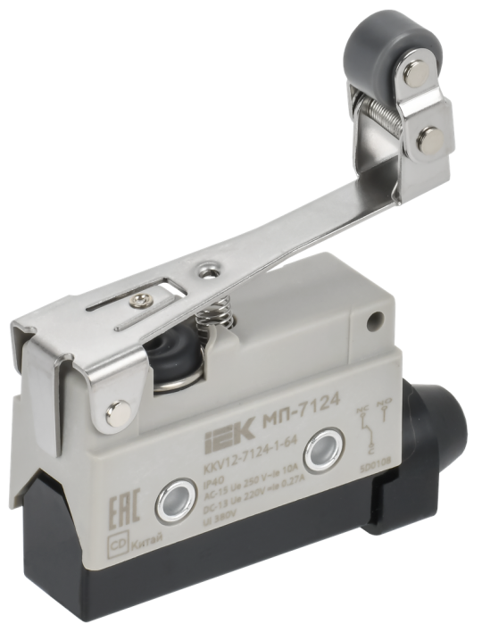Микр. конц. МП-7124 рычаг с рег. рол. IP40 IEK