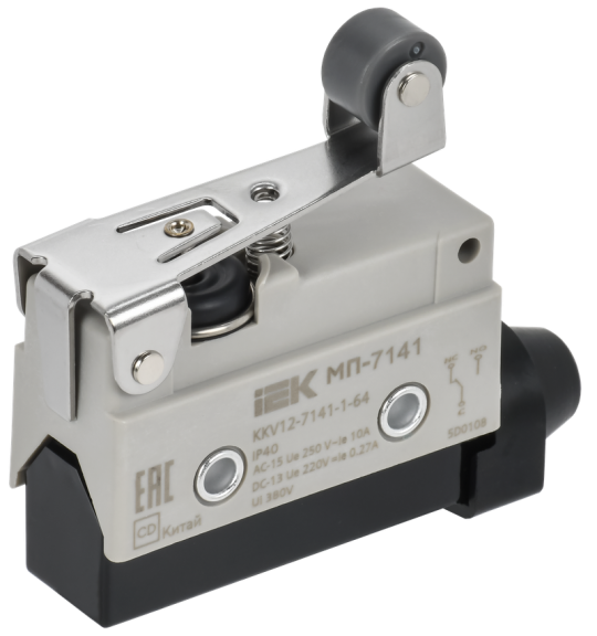 Микр. конц. МП-7141 укор. рычаг с рол. IP40 IEK