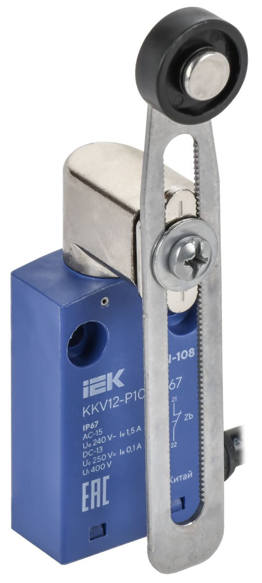 Выкл. конц. C6N-108 рег. рычаг с рол. IP67 IEK