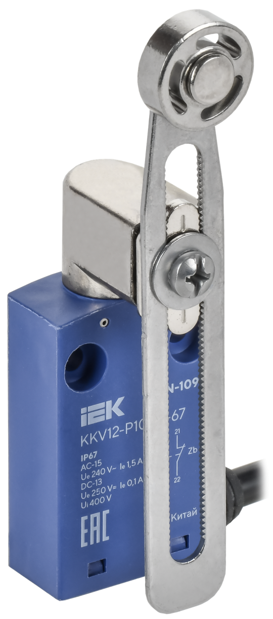 Выкл. конц. C6N-109 рег. рычаг с мет. рол. IP67 IEK