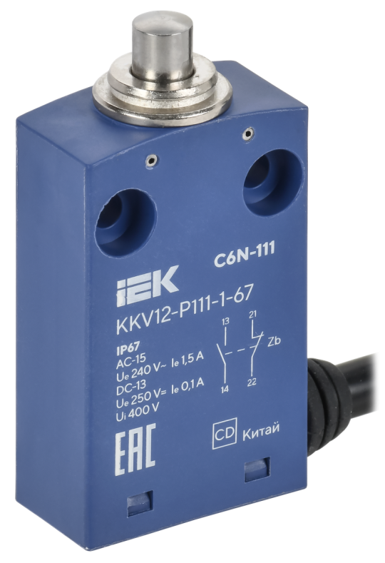 Выкл. конц. C6N-111 толкатель IP67 IEK