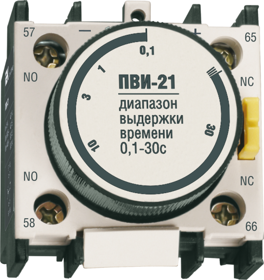 Приставка ПВИ-21 задержка на выкл. 0,1-30сек 1NO+1NC IEK