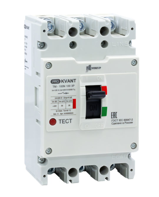 Выкл. авт. PRO.KVАNT TM-160N 3P 160А 35кА