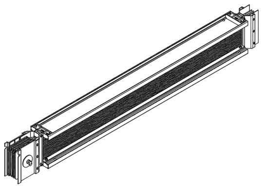Секц. прям. 200-299см 1000А Cu 3L+N+1/2PE К IP55 тр. IEK
