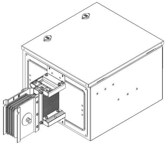 Секц. соед. с др. тип. 1600А Al 3L+N+1/2PE IP55 тран. IEK