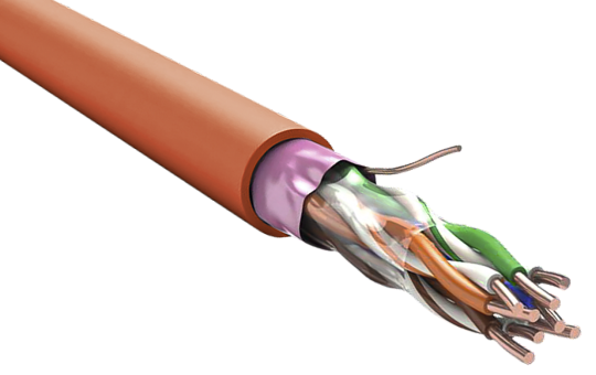 ITK Витая пара F/UTP 5E 4х2х0,52 нг(А)-FRHF оранж. (305м)