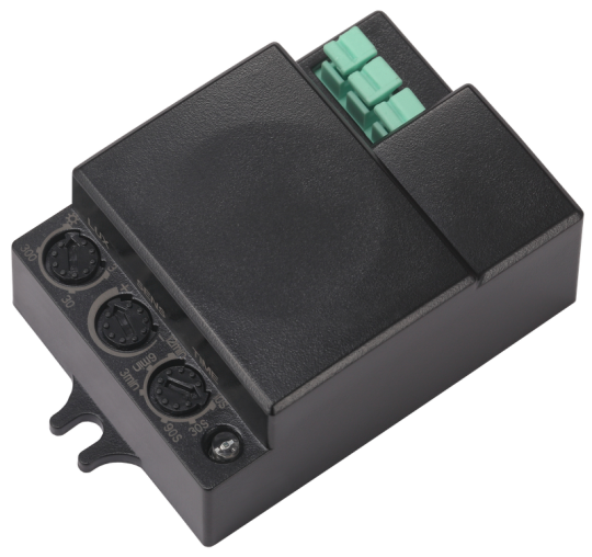 Датчик движения ДД-МВ 401 500Вт 360град 8М IP20 черный IEK