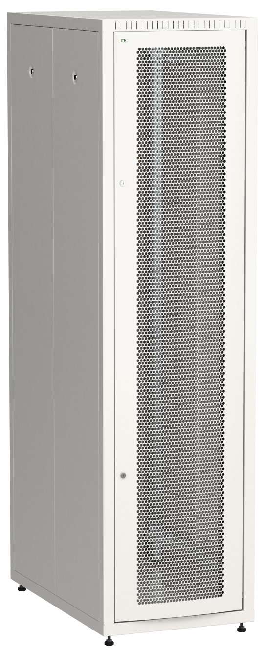 ITK LINEA E 33U 600х1000мм перф. пер. дв. задн. метал. сер.