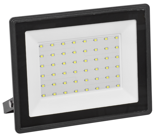 Прожектор LED СДО 06-70 IP65 4000К черный IEK