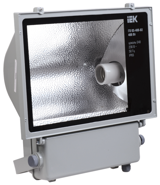 Прожектор ГО03-400-02 400Вт E40 серый асимметричный IP65 IEK