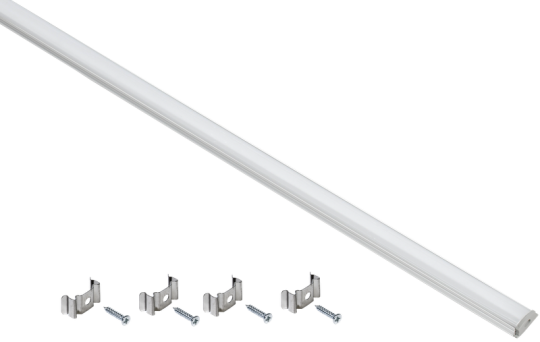 Профиль алюм. для LED ленты 1606 накл. гибк. 2м к-т опал IEK