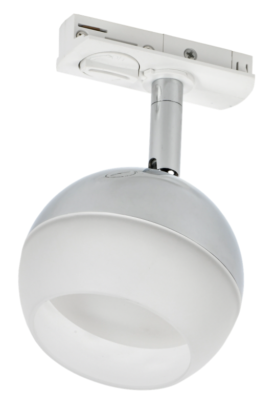 Светильник 4118 декор. трековый поворотный GX53 хром IEK