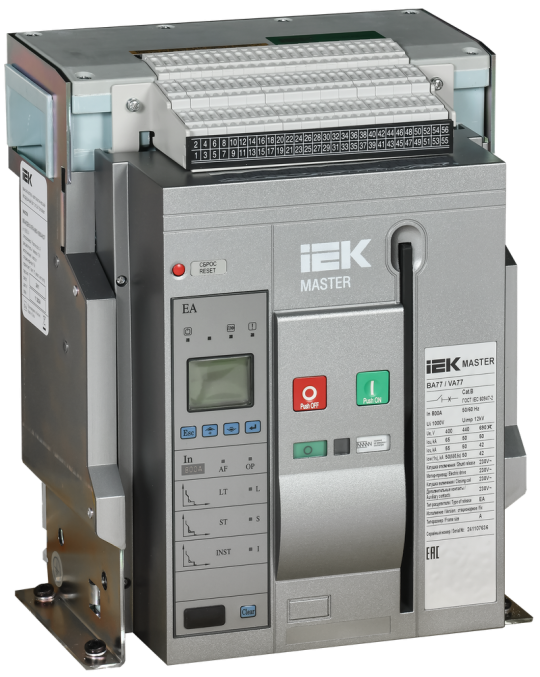 Возд. авт. вык. AC ВА77 F3P A 65кА 800А EA акс. MASTER IEK