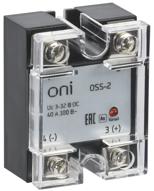 Реле твердотельное OSS-2 25А 380В AC 3-32В DC ONI