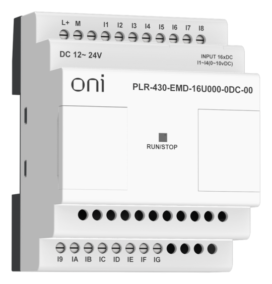 ПЛК 430 Модуль IO 12 DI 4 UI 24В DC ONI