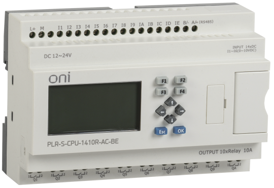 Логическое реле PLR-S. CPU1410(R) 220В AC с экраном ONI