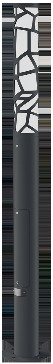 Светильник L-park PILLAR 1,2/30/С/850/03/PKII-71/220AC IP66 VP RAL7015 Муар LEDEL
