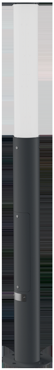 Светильник L-park PILLAR 2,4/40/С/850/03/PKII-71/220AC IP66 RAL7035 Муар LEDEL