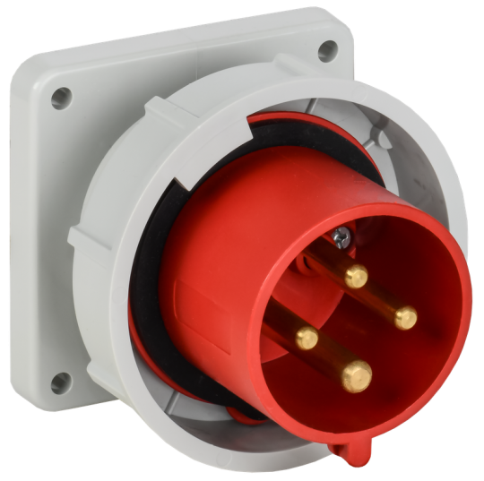 Вилка встр. ССИ-3242 32А-6ч 380В 3P+PE IP67 IEK