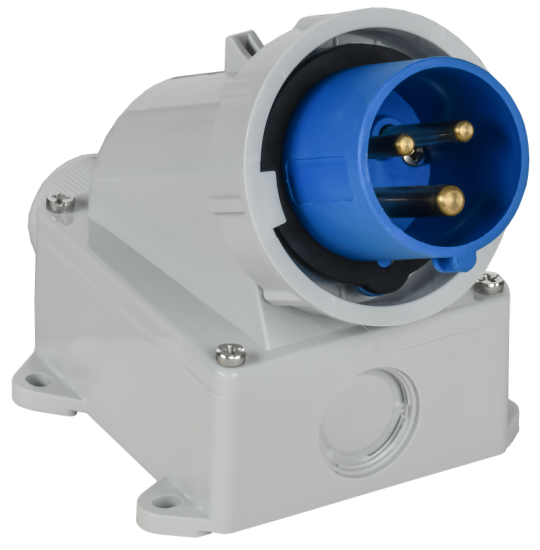Вилка стц. ССИ-5132 16А-6ч 220В 2P+PE IP67 IEK