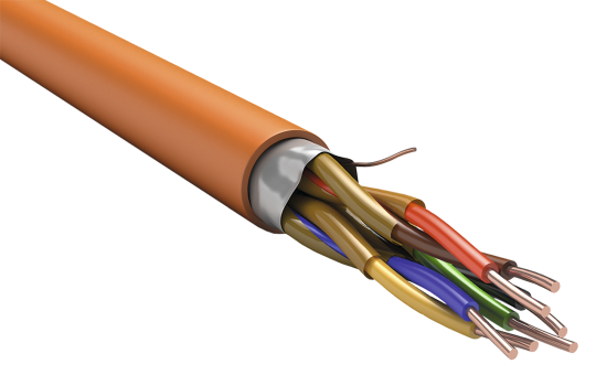 ITK Кабель RS-485 1х2х0,64 нг(А)-FRHF оранжевый (200м)