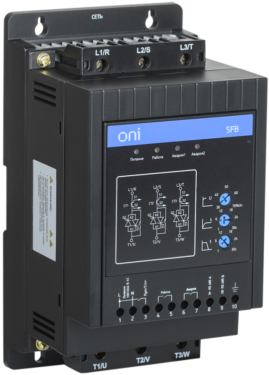 УПП SFB 3Ф 380В 11кВт 22A Uупр 110-220В Modbus ONI