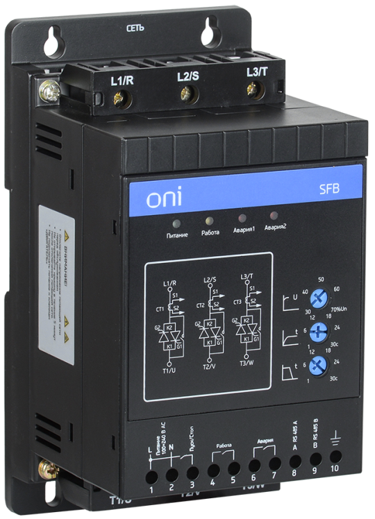 УПП SFB 3Ф 380В 0,75кВт 1,5A Uупр 110-220В Modbus с выкл ONI