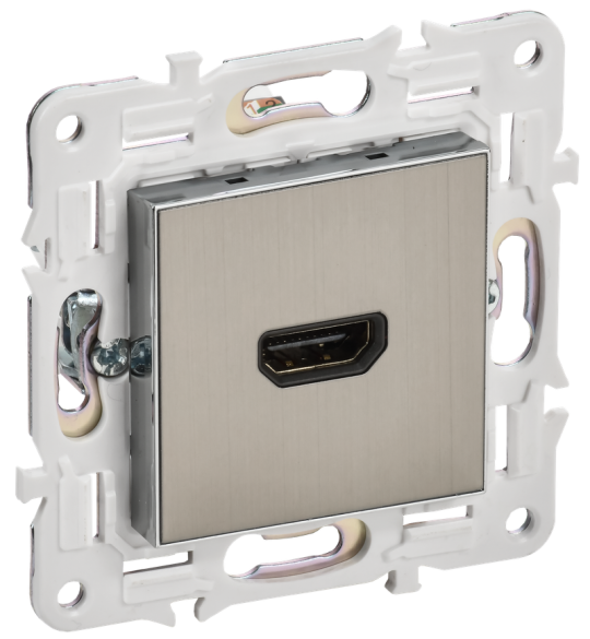 SKANDY Роз. HDMI SK-H01N никель IEK
