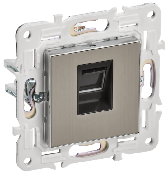 SKANDY Роз. комп. RJ45 кат.6 SK-K02N никель IEK
