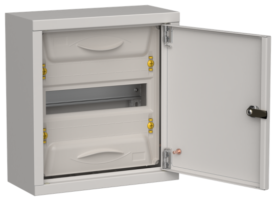 TITAN 5 Корпус мет. ЩРн-12 (1х12) 335х310х140 IP31 сер IEK