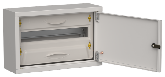 TITAN 5 Корпус мет. ЩРн-18 (1х18) 268х420х140 IP31 сер IEK