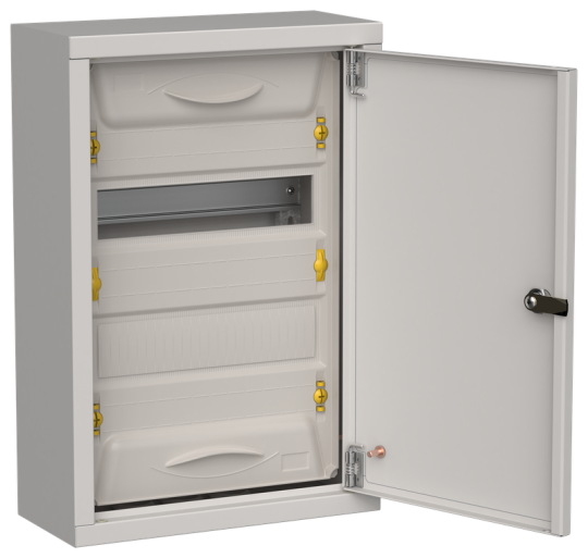 TITAN 5 Корпус мет. ЩРн-24 (1х24) 460х310х140 IP31 сер IEK